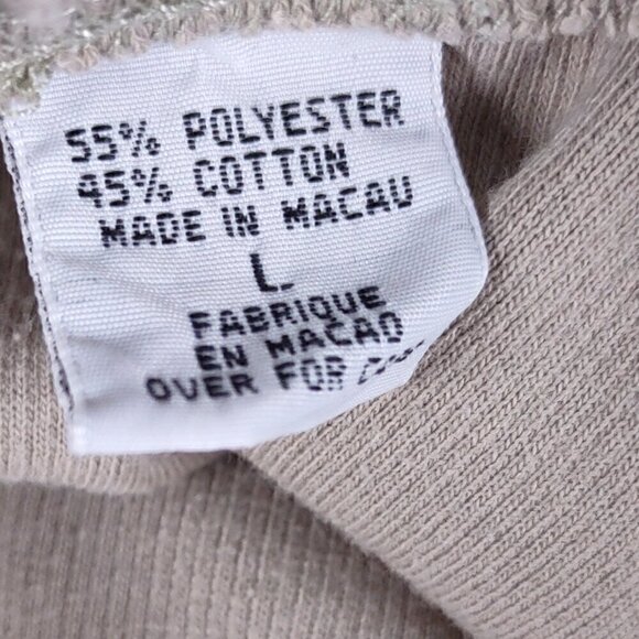 Express Cotton Blend Tricot Tan Sweater (Size Large) & Skirt (Size Medium) Set - Picture 15 of 16